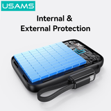  Pin Dự Phòng Bán Thể Rắn Kèm Cáp Type-C USAMS CD284 PB102 10000mAh 22.5W (1*Type-C + 1*USB-A port, Digital Display) 