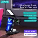  Đế sạc không dây USAMS CD181 15W 3in1 - Cũ 