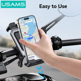  Giá Đỡ Điện Thoại Cho Xe Đạp USAMS ZJ082 (for phone 4.7-7.2 inch, 2-in-1 Reinforced Clamp, 360° Rotation Flexible Adjustment) 
