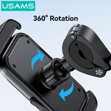  Giá Đỡ Điện Thoại Cho Xe Đạp USAMS ZJ082 (for phone 4.7-7.2 inch, 2-in-1 Reinforced Clamp, 360° Rotation Flexible Adjustment) 