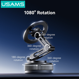 Giá Đỡ Điện Thoại Hút Chân Không Ô Tô Từ Tính + Để Bàn USAMS ZJ087 (360° Rotation, 360° Foldable, 3-Axis folding, N52 Strong magnetic adsorption) 