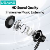  Tai Nghe Bluetooth Thể Thao USAMS YQ24 (Bluetooth v5.3, 20H, IPX5, Neckband Wireless Earphones) 