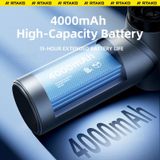  Quạt Cầm Tay Đa Năng 2-in-1 Kiêm Máy Hút Bụi RTAKO F71 (4000mAH, 90000RPM, Dual-Function) 
