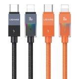  Cáp Sạc Nhanh C to Lightning USAMS SJ776 U93 30W (1.2m, Cyberpunk Light Effect, 480Mbps) 