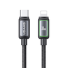  Cáp Sạc Nhanh C to Lightning USAMS SJ816 U110 30W (480Mbps, 1.2m, RGB Lighting) 