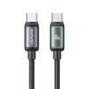  Cáp Sạc Nhanh C to C USAMS SJ815 U110 60W (480Mbps, 1.2m, RGB Lighting) 
