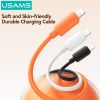  Cáp Sạc Nhanh C to Lightning USAMS SJ788 U98 30W (1m, 480Mbps) 