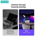  Đế sạc không dây USAMS CD181 15W 3in1 - Cũ 