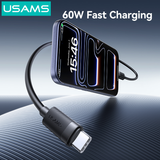  Cáp Sạc Nhanh C to C USAMS SJ780 U94 60W (1m, 480Mbps) 