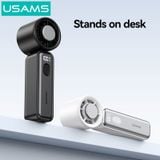  Quạt Cầm Tay Tốc Độ Cao USAMS ZB362 (7W, 2000mAh, Digital Display, Ice-Cooling, 100 Wind Speeds Adjustable, 14000RPM) 