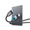  Cáp Sạc Nhanh C to Lightning USAMS SJ819 30W (1.2m, 480Mbps, Infinity Mirror LED Light) 