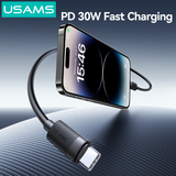  Cáp Sạc Nhanh C to Lightning USAMS SJ781 U94 30W (1m, 480Mbps) 