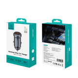  Tẩu Sạc Cho Ô Tô USAMS CC322 30W (1*Type-C + 1*USB-A port, For 12V-24V Car Model) 