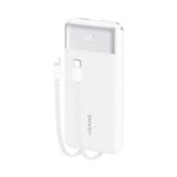  Pin Dự Phòng Kèm Cáp USB-C + Lightning USAMS CD281 10000mAh 22.5W (1*Type-C + 1*USB-A port, Digital LED Display) 