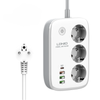  Ổ Cắm Điện Đa Năng Thông Minh Wi-Fi LDNIO SEW3452 2500W (3*Universal Outlet, 1*Type-C +3 USB-A port, Works with Smart Life App/Tuya App) 