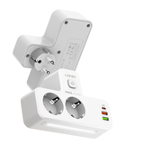  Ổ Cắm Điện Đa Năng Gắn Tường 5-in-1 LDNIO SE2337 2500W (2*AC EU Outlets, 1*Type-C + 2*USB-A port, With NIGHT-LAMP) 