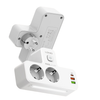  Ổ Cắm Điện Đa Năng Gắn Tường 5-in-1 LDNIO SE2337 2500W (2*AC EU Outlets, 1*Type-C + 2*USB-A port, With NIGHT-LAMP) 