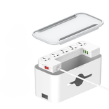  Ổ Cắm Điện Đa Năng Kiêm Sạc Không Dây LDNIO SN5310 2500W (5*Universal Outlet, 3*USB-A port, Wireless Charging 15W) 