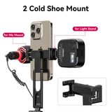  Tripod để bàn Cho Điện Thoại ULANZI MA26 (26.5cm, 360° Rotatable, Dual Cold Shoe Mounts, 700g Load Capacity) 