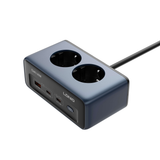  Trạm Sạc Đa Năng Để Bàn 5-In-1 LDNIO SE3 45W (2*AC EU Outlet + 2*Type-C + 1*USB-A port) 