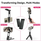  Tripod để bàn Cho Điện Thoại ULANZI MA26 (26.5cm, 360° Rotatable, Dual Cold Shoe Mounts, 700g Load Capacity) 