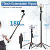  Tripod Cho Điện Thoại + Máy Ảnh ULANZI MA09 Dùng Cho LUNA/Pocket3/Pocket4/Insta360 X5 (180cm, Rechargeable Remote, 360° Rotating Photography) 