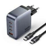  Bộ Sạc Nhanh 3C+A Kèm Cáp VENTION FET 100W (GaN V Tech, With C to C 1m Cable) 