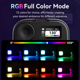  Đèn Led RGB ULANZI U60 Video Light 5W (2500mAh, TFT Display, 18 Preset FX, Full Color RGB Light, 2500-9000K CCT, Magnetic Mounting, Cold Shoe Mount, RGB Full Color Mode) 