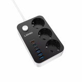  Ổ Cắm Điện Đa Năng 9-in-1 LDNIO SE3631C 2500W (3*EU Outlet + 3*Type-C + 3*USB-A port) 