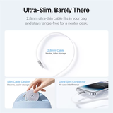  Cáp Sạc Nhanh C to Lightning Baseus Ultra-Slim 30W (1.2m, 480Mbps) 