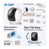  Camera AI Wi-Fi An Ninh Gia Đình Quay Quét TAPO C232 3K (5MP, 360º horizontal + 110º vertical, Enhanced Night Vision, Up to 512 GB MicroSD storage + TAPO Care, Works with Google Home/Alexa/SmartThings) 
