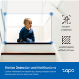  Camera AI Wi-Fi An Ninh Gia Đình Quay Quét TAPO C232 3K (5MP, 360º horizontal + 110º vertical, Enhanced Night Vision, Up to 512 GB MicroSD storage + TAPO Care, Works with Google Home/Alexa/SmartThings) 