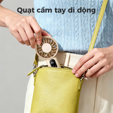  Quạt Cầm Tay AECOOLY Halo 03 5W (2000mAh, 10.5H, 6000RPM, 5 Adjustable Speeds, 6m/s, Digital Display) 