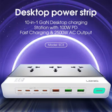  Ổ Cắm Điện Đa Năng 10-in-1 LDNIO SC3 2500W (3*AC Outlet + 4*Type-C + 3*USB-A port) 