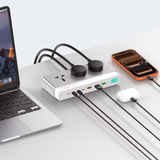  Ổ Cắm Điện Đa Năng 10-in-1 LDNIO SC3 2500W (3*AC Outlet + 4*Type-C + 3*USB-A port) 