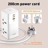  Ổ Cắm Điện Đa Năng LDNIO SC4383 2500W (4*Universal Outlet, 2*Type-C + 1*USB-A port) 