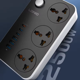  Ổ Cắm Điện Đa Năng 9-in-1 LDNIO SC3604C 2500W (3*Universal Outlet + 3*Type-C + 3*USB-A port) 