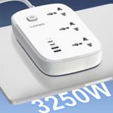  Ổ Cắm Điện Đa Năng 7-in-1 LDNIO SC6 3250W (3*AC Universal Outlets, 2*Type-C + 2*USB-A port, PD45W) 