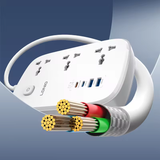  Ổ Cắm Điện Đa Năng 7-in-1 LDNIO SC6 3250W (3*AC Universal Outlets, 2*Type-C + 2*USB-A port, PD45W) 