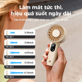  Quạt Cầm Tay AECOOLY Halo 03 5W (2000mAh, 10.5H, 6000RPM, 5 Adjustable Speeds, 6m/s, Digital Display) 