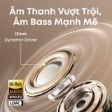  Tai Nghe Kẹp Tai Không Dây SOUNDCORE AeroClip (Bluetooth v5.4, 8H, Hi-Res Audio, IP55, 4 Mics with AI, Virtual Bass, Multiple Connection, Support App) 