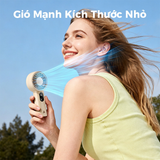  Quạt Cầm Tay AECOOLY Halo 03 5W (2000mAh, 10.5H, 6000RPM, 5 Adjustable Speeds, 6m/s, Digital Display) 