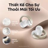 Tai Nghe Kẹp Tai Không Dây SOUNDCORE AeroClip (Bluetooth v5.4, 8H, Hi-Res Audio, IP55, 4 Mics with AI, Virtual Bass, Multiple Connection, Support App) 