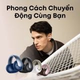  Tai Nghe Kẹp Tai Không Dây SOUNDCORE AeroClip (Bluetooth v5.4, 8H, Hi-Res Audio, IP55, 4 Mics with AI, Virtual Bass, Multiple Connection, Support App) 