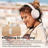  Tai Nghe Chụp Tai Không Dây SoundPEATS Space Pro (Bluetooth v5.4, 1100mAH, 151H, ANC, ENC, LDAC codec, Game Mode, Hi-Res Audio, Bluetooth/AUX/USB Connection, Support Peats Audio app) 