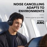  Tai Nghe Chụp Tai Không Dây SOUNDCORE Space One (Bluetooth v5.3, 55H, Hi-Res Audio, Adaptive ANC, Multipoint Connection, Support App, AI 3 Mic) 