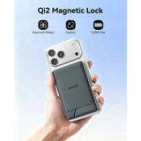  Pin Dự Phòng Không Dây MOKIN MOPB0608 10000mAh 35W (With Kickstand, Wireless Charging Qi2 15W, 1*Type-C port, Digital Display) 