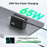  Củ Sạc Nhanh MOKIN GP0664 65W (2*Type-C + 1*USB-A port) 