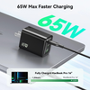 Củ Sạc Nhanh MOKIN GP0664 65W (2*Type-C + 1*USB-A port) 
