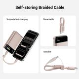  Pin Dự Phòng Không Dây CUKTECH 10 10000mAh 55W (CCC / 3C Certification, 1*Type-C port, TFT Screen, 7.5W Wireless Charging, with 13cm C to C 5A 100W cable, Airline Safe, OPC Safe Charge 2.0) 